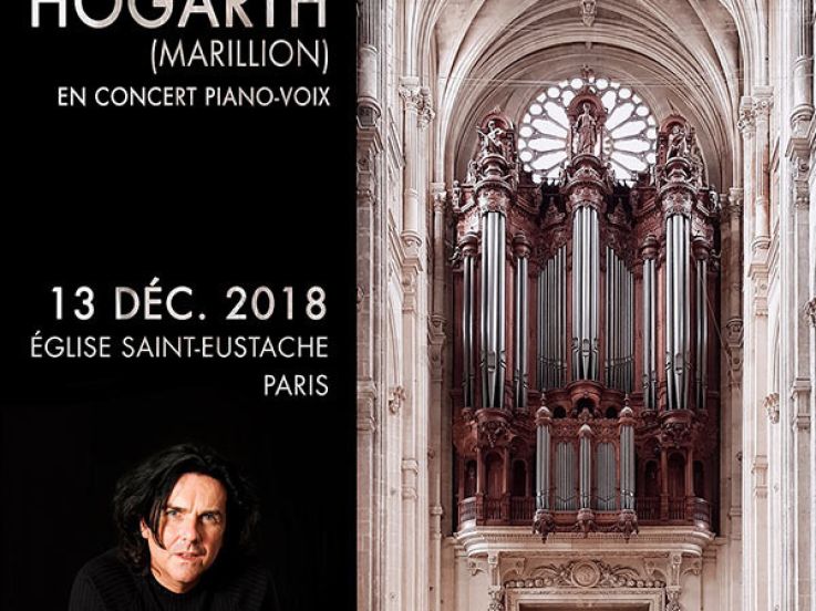 Steve Hogarth de Marillion en concert à L'Eglise Saint-Eustache 