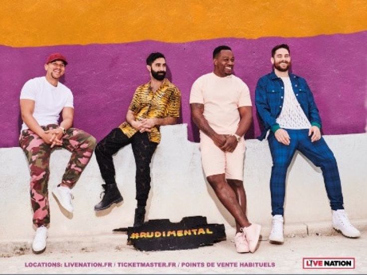 Rudimental en concert à l'Elysée Montmartre de Paris en février 2019