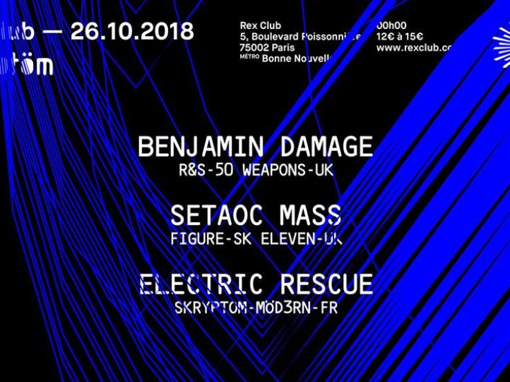 Skryptöm de retour au Rex Club avec Benjamin Damage