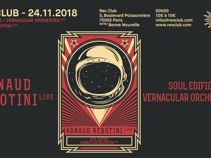 Arnaud Rebotini en live au Rex Club