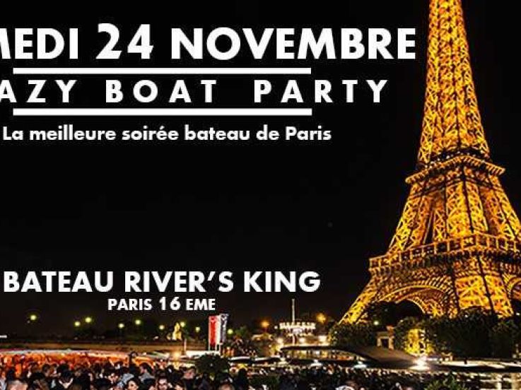 Crazy Boat Party de retour au River's King le 24 novembre 2018