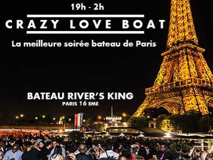 Saint Valentin 2019 : Crazy Love Boat Party en mode after work au River's King