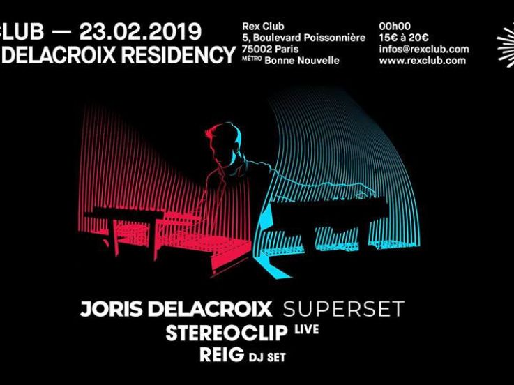 Joris Delacroix superset au Rex Club