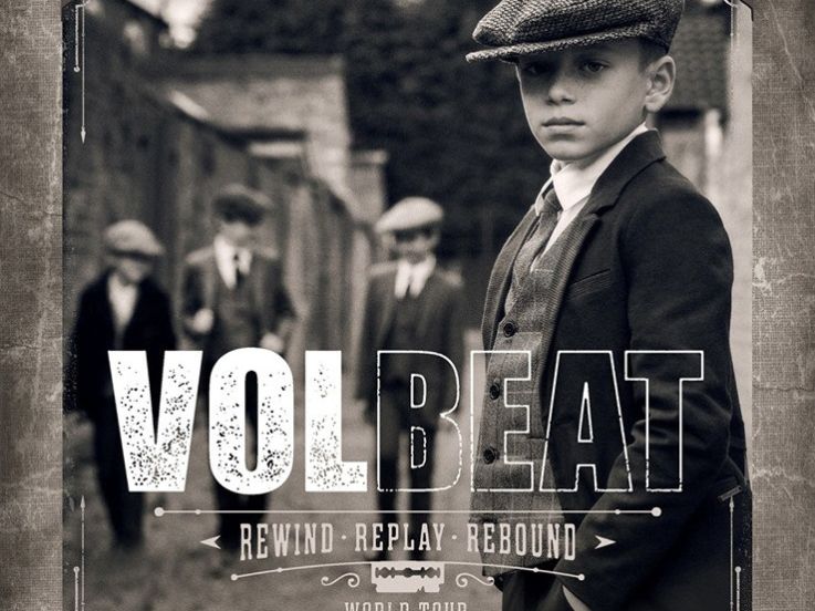 Volbeat en concert à l'Olympia de Paris en octobre 2019