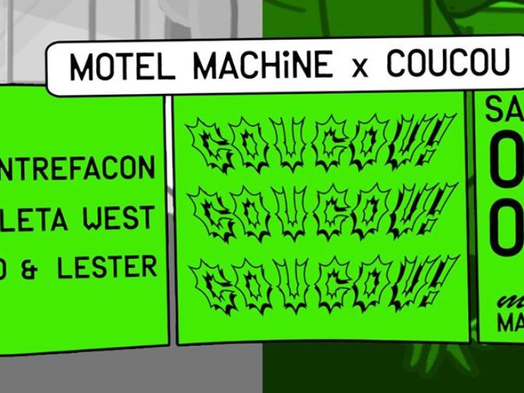 Motel Machine x Coucou avec Contrefaçon, Violeta West