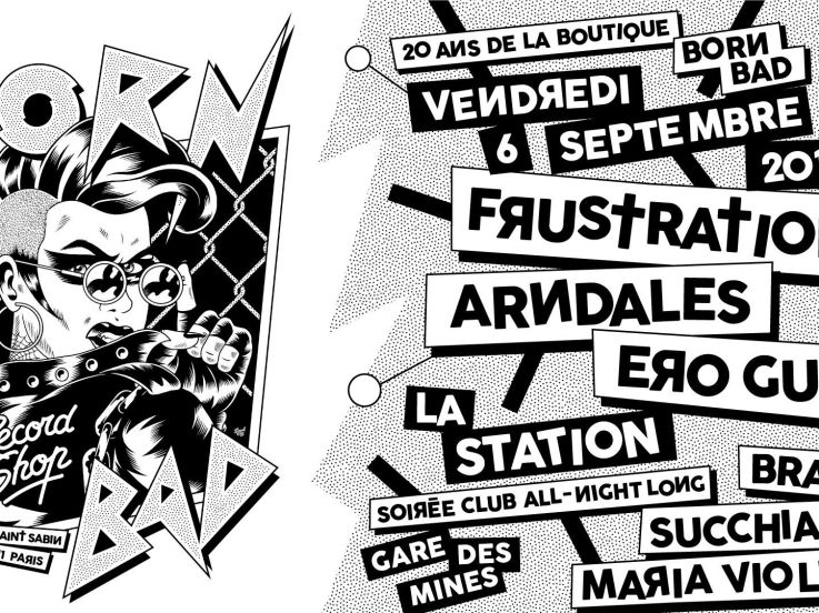 Born Bad Record Shop fête ses 20 ans à La Station-Gare des Mines