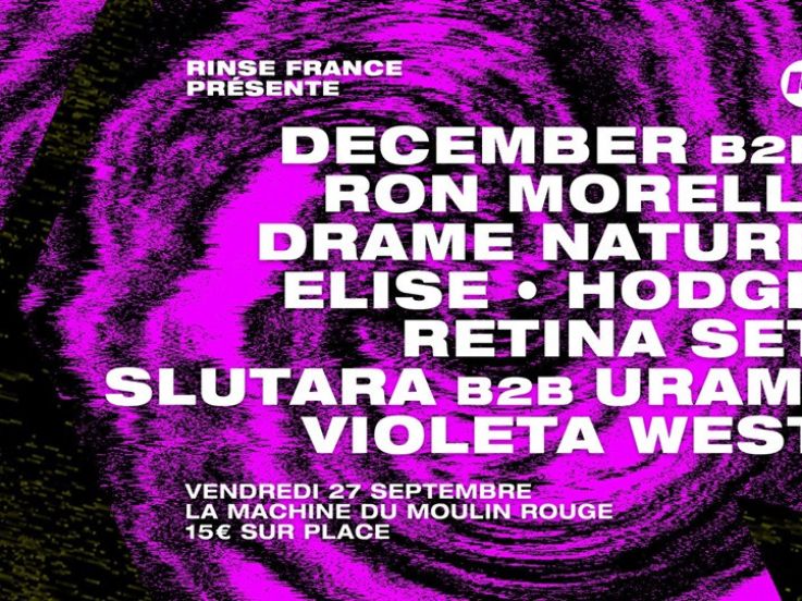 Rinse France présente Ron Morelli à La Machine