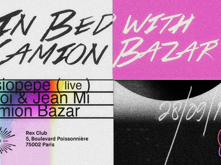 In bed with Camion Bazar au Rex Club