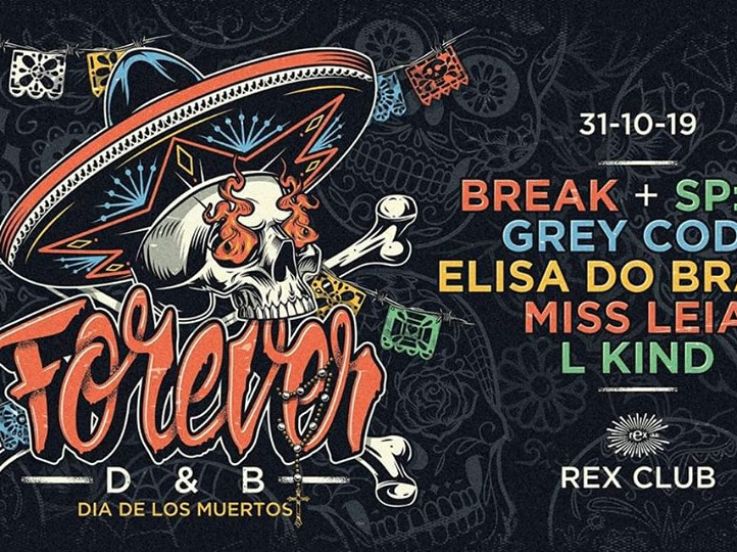 Forever DNB au Rex Club avec Break, Grey Code et Elisa Do Brasil 