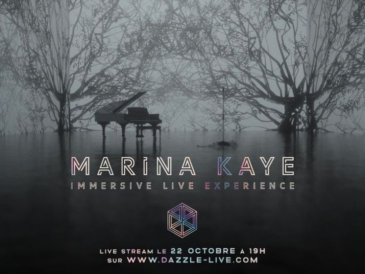 Marina Kaye en live stream immersif pour Dazzle 