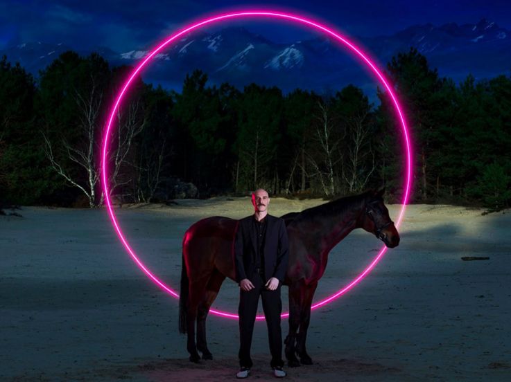 Vitalic en concert à l'Accor Arena de Paris en juin 2021