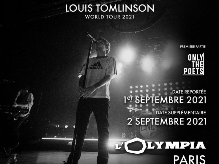 Louis Tomlinson (ex One Direction) en concert à l’Olympia de Paris en septembre 2021 