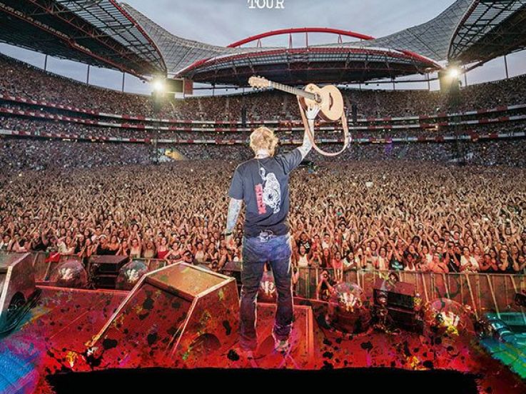 Ed Sheeran en concert au Stade de France en juillet 2022