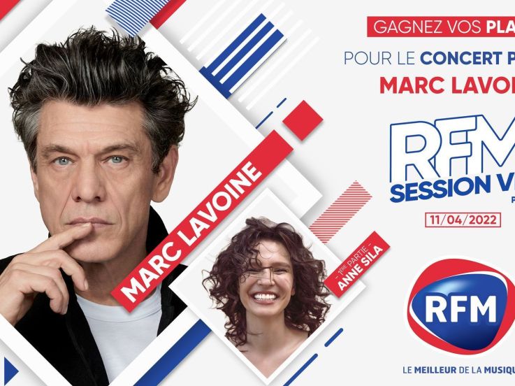Marc Lavoine en concert privé RFM à Paris