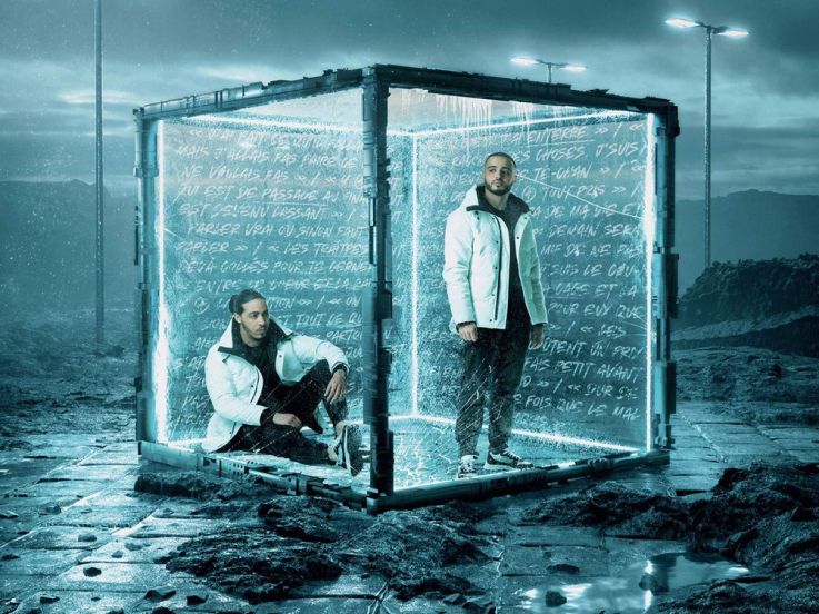 Djadja & Dinaz en concert à l’Accor Arena de Paris en décembre 2023