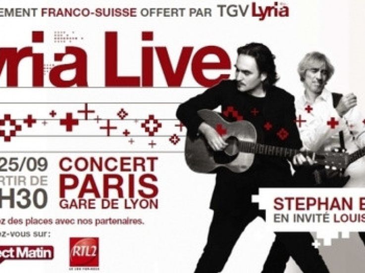 Spectacle Sons & Lumières sur le parvis de la Gare de Lyon 