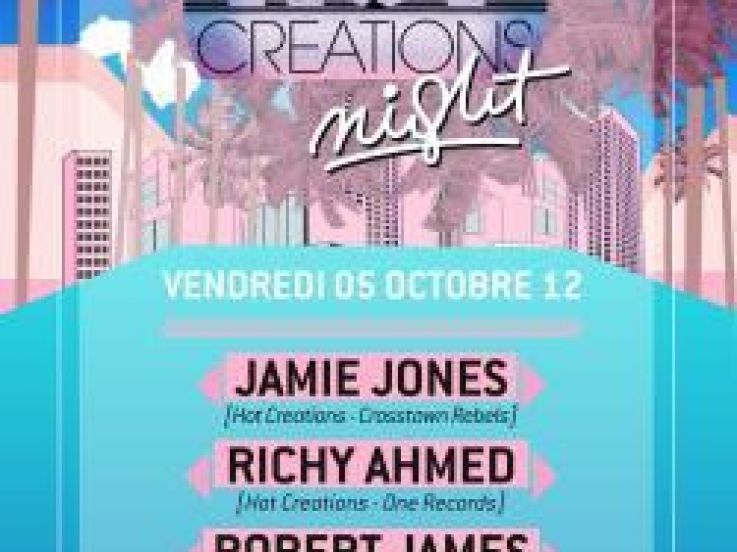 Hot Creations au Showcase avec Jamie Jones, Richy Ahmed & Robert James