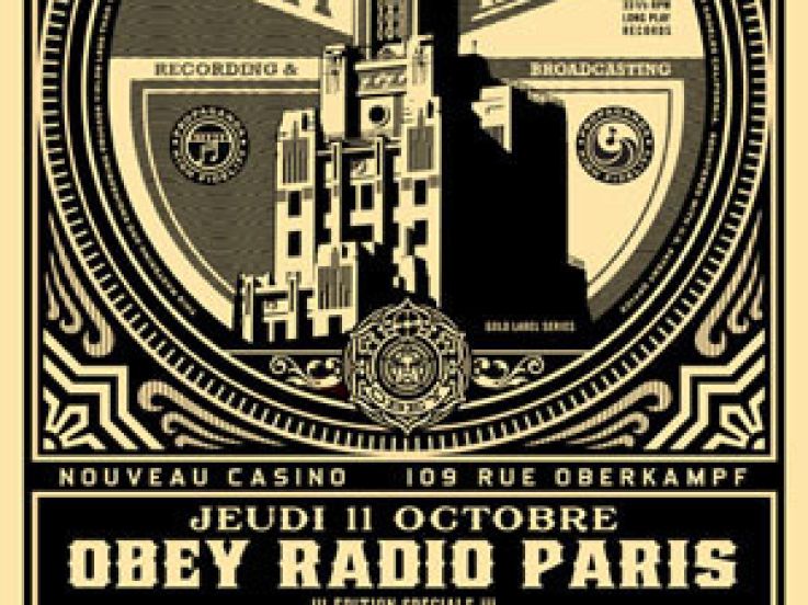 Obey Radio Party au Nouveau Casino