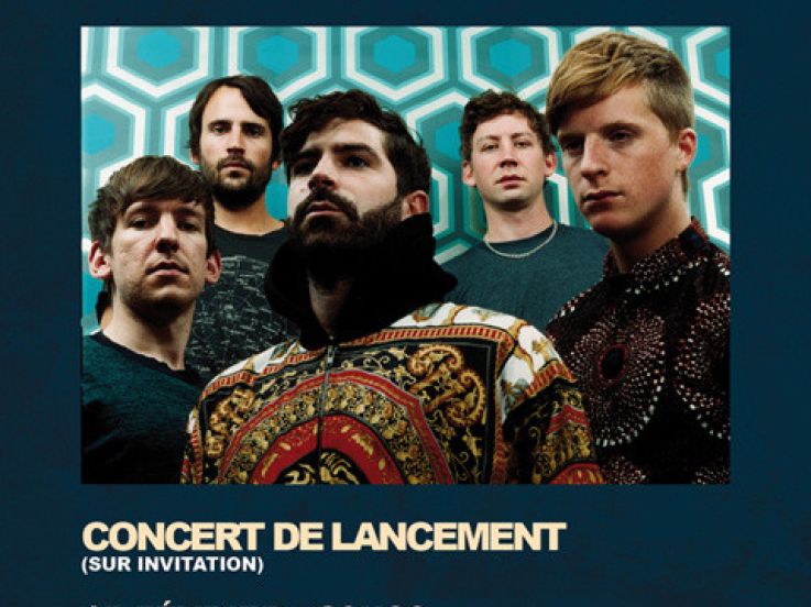 Foals en concert privé au Point Ephémère 