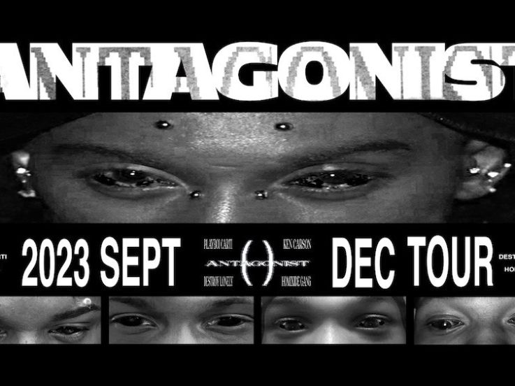 Playboi Carti en concert à l’Accor Arena de Paris en décembre 2023