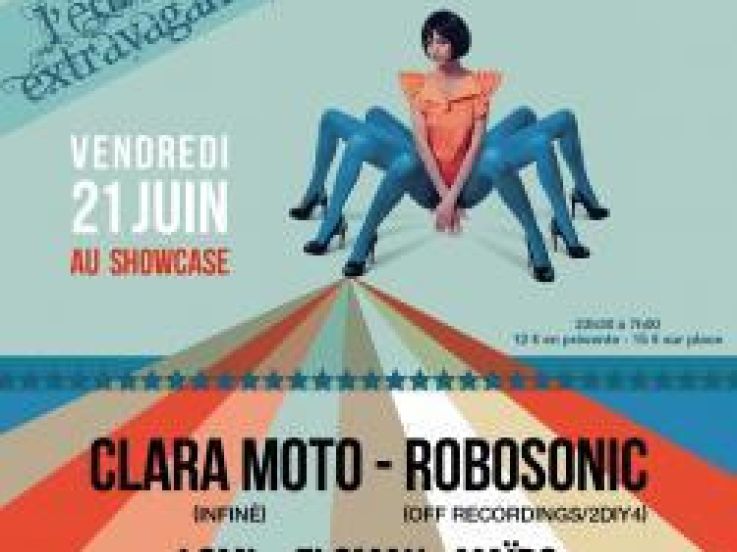 The Freakshow au Showcase avec Clara Moto et Robosonic