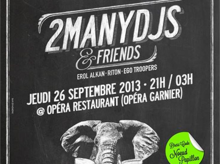 Unbottle Yourself présente 2ManyDJs & Friends : gagnez vos places!