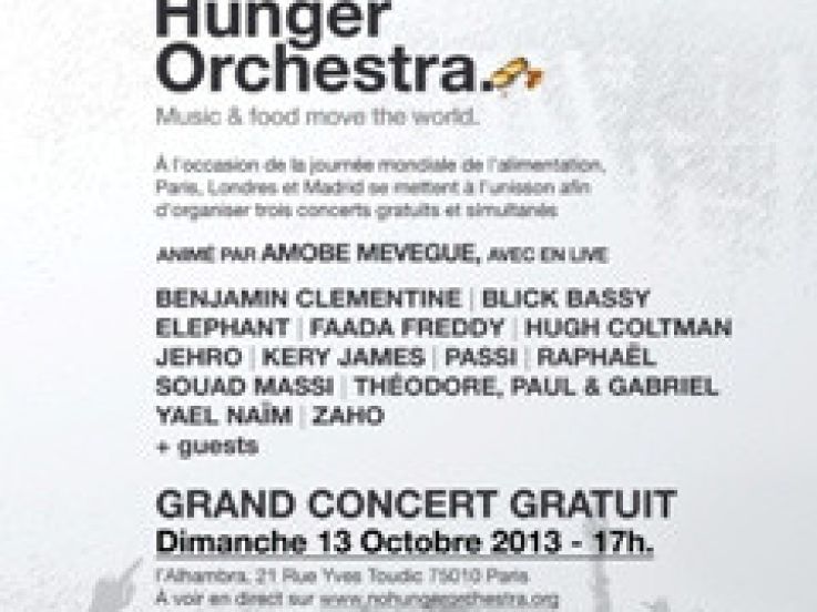 No Hunger Orchestra à Paris : concert gratuit à l'Alhambra