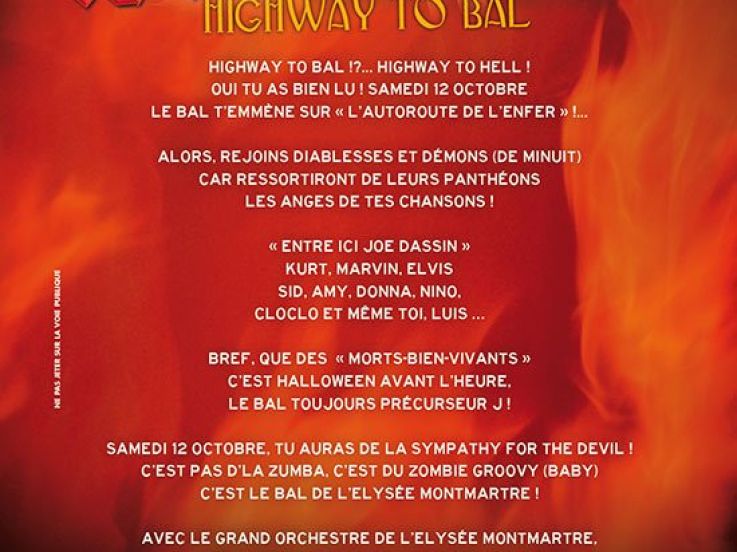 Le Bal de l’Elysée Montmartre : Highway to Bal à la Machine