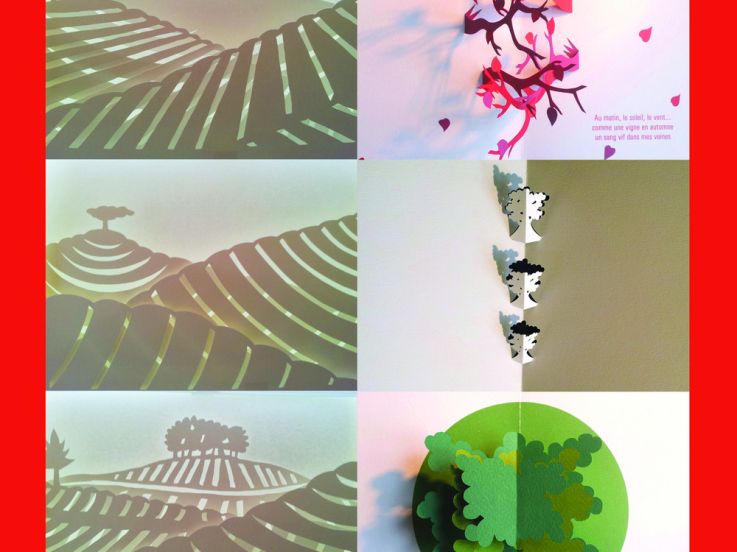 Paysages et saisons en mouvement, une expo de papier au salon de thé George Cannon