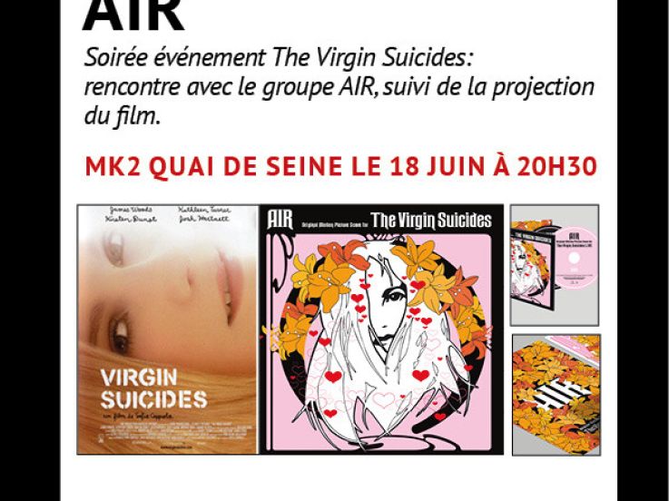 Masterclass du groupe Air et projection du film The Virgin Suicides