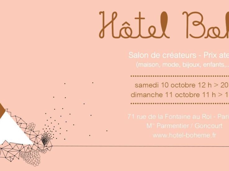 Hôtel Bohême, marché de créateurs pour les assoiffés de bons plans