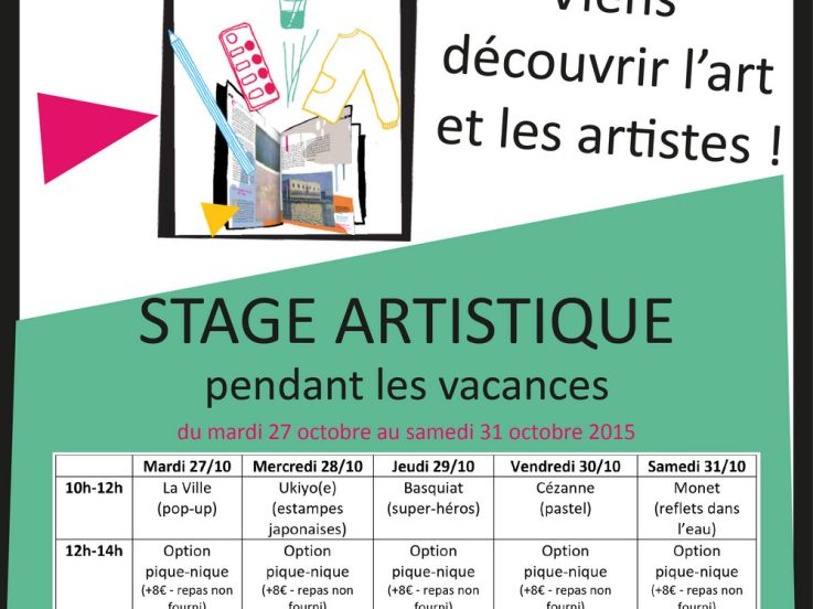 Stage artistique pour enfants à la librairie Libellule et Coccinelle