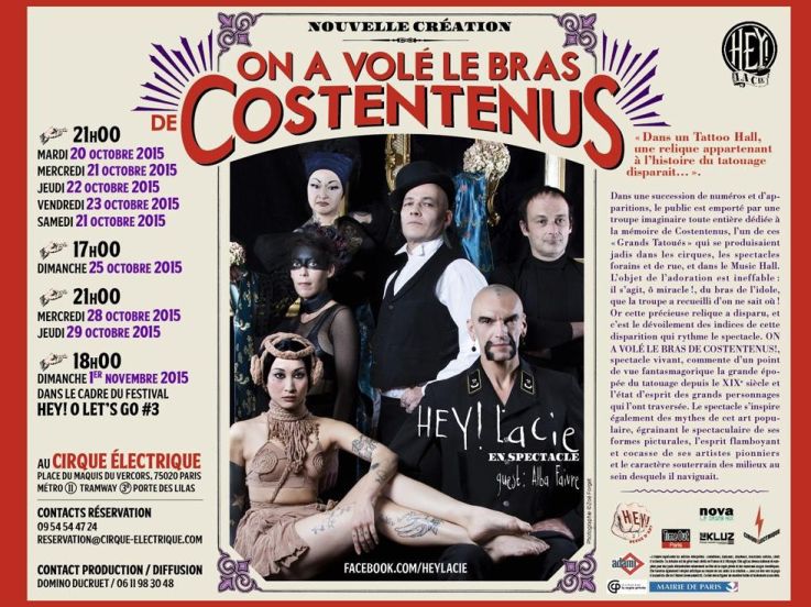 On a volé le bras de Costentenus au Cirque Électrique : coup de cœur !