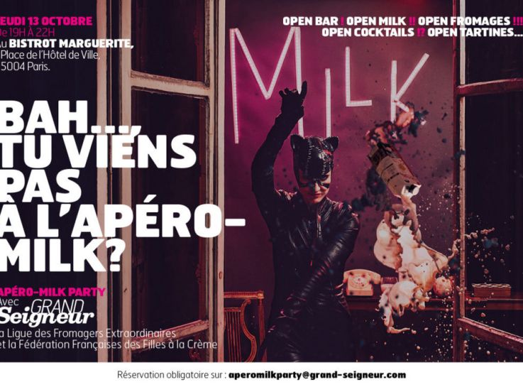 Apéro-Milk Party au Bistrot Marguerite : le lait s'invite à l'apéro