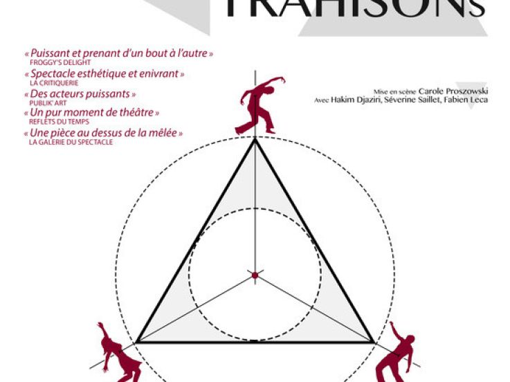 Trahisons de Harold Pinter au théâtre de Ménilmontant