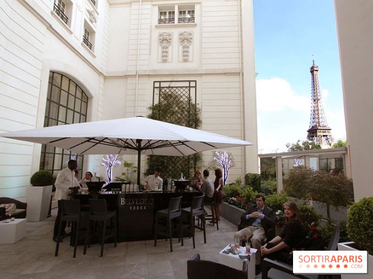 La terrasse d'été du Shangri-La Paris by Belvedere