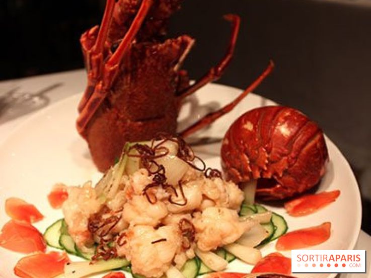 Langouste, cebettes et oignons du Chef Ip