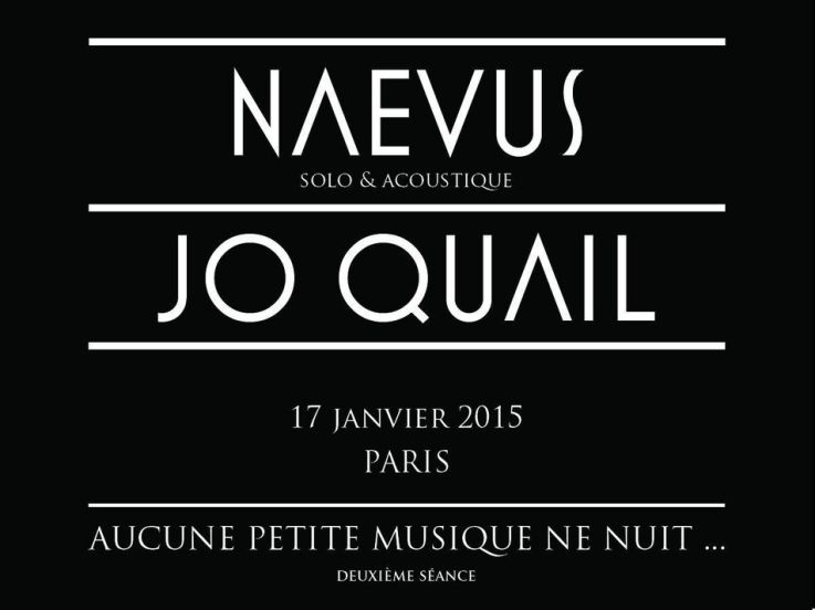 Naevus (solo & acoustique) et Jo Quail