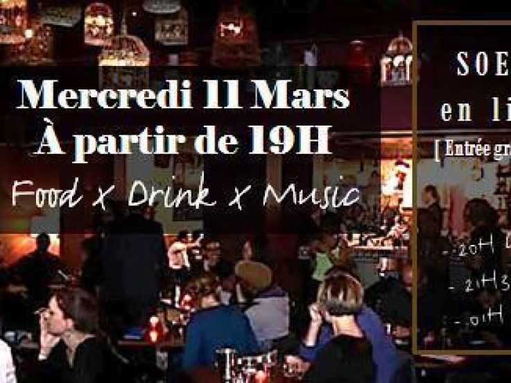 CONCERT LIVE de SOEM + JAM SESSION au RYTHM N' BLISS / ENTREE GRATUITE