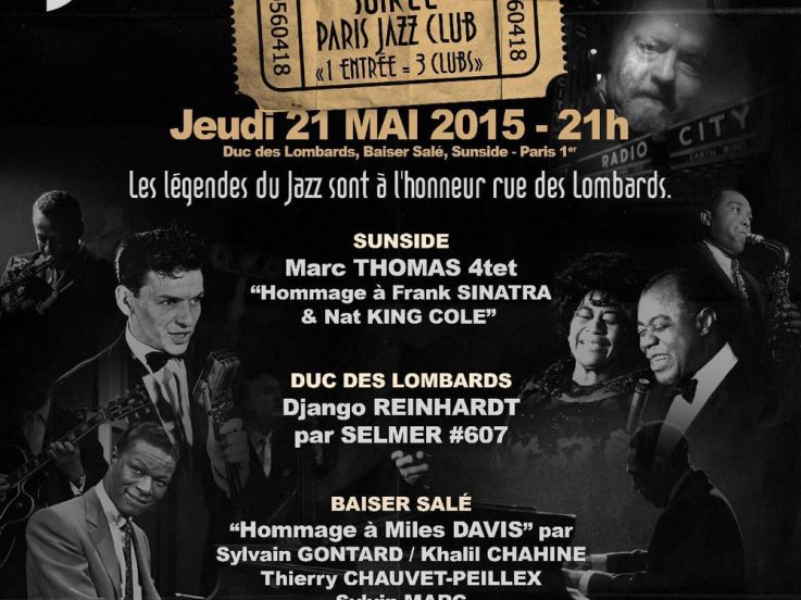Soirée Paris Jazz Club - JAZZ LEGENDS
