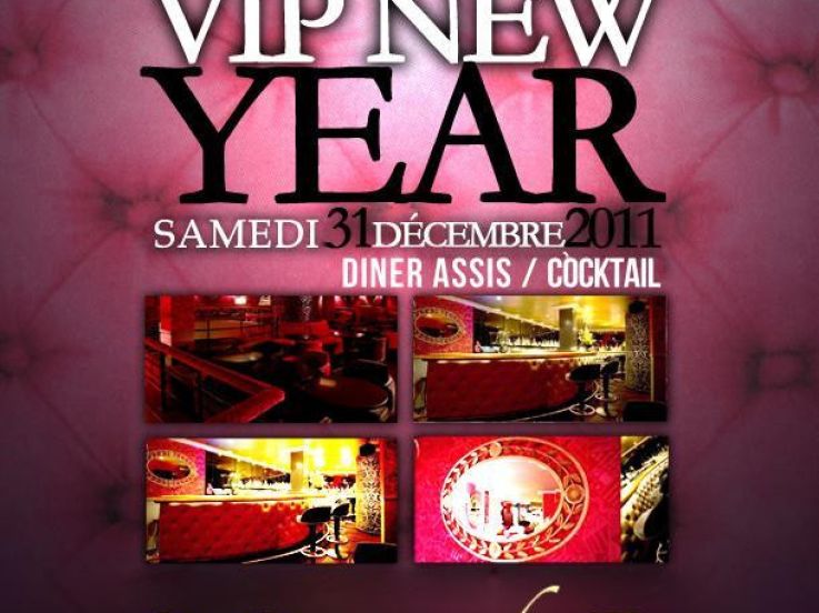 VIP NEW YEAR « SAINT-GERMAIN DES PRES » Le boudoir de la Rive Gauche privatisé pour 200 privilégiés.  2 FORMULES : DÎNER ASSIS OU COCKTAIL DÎNATOIRE – ANIMATION JAZZ LIVE & DJ 