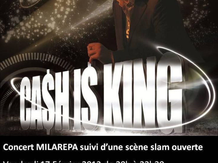 Concert Milarepa suivi d'une scène slam ouverte