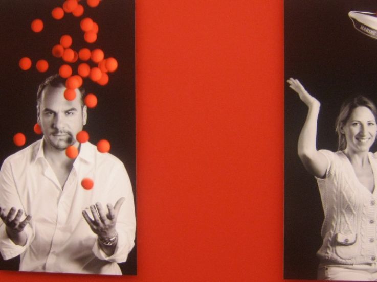 exposition Nez rouge, photo Jacques Grison