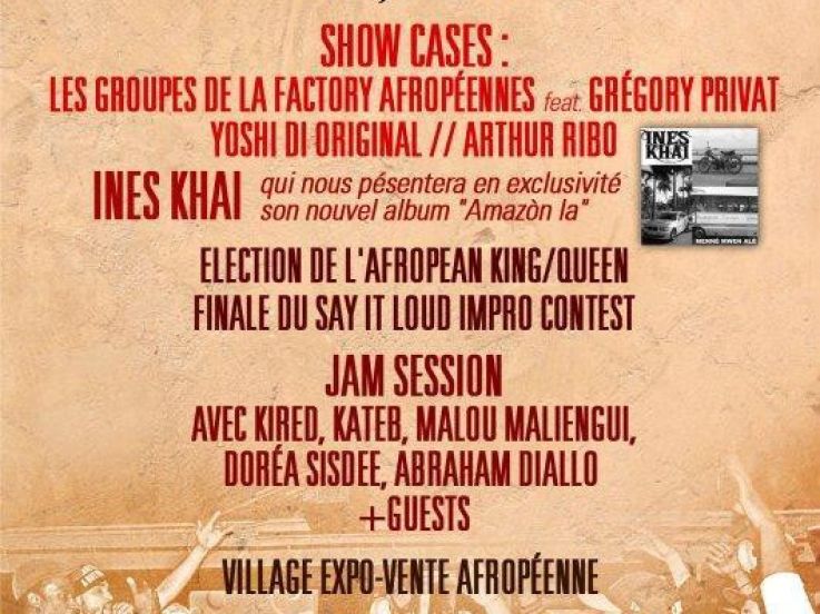 CONNECTIONS AFROPEENNES #1 // Ines Khai, Grégory Privat,... + 100 artistes