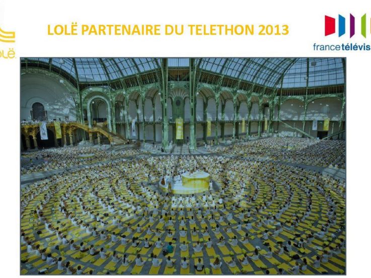 Lolë accompagne le Téléthon 2013