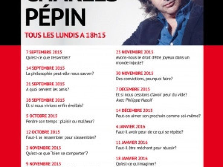 les Lundis Philo de Charles Pépin au MK2 Hautefeuille
