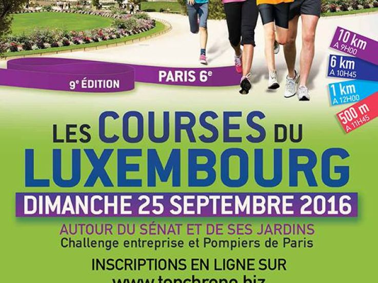 Les Courses du Luxembourg 2016 - les inscriptions sont ouvertes