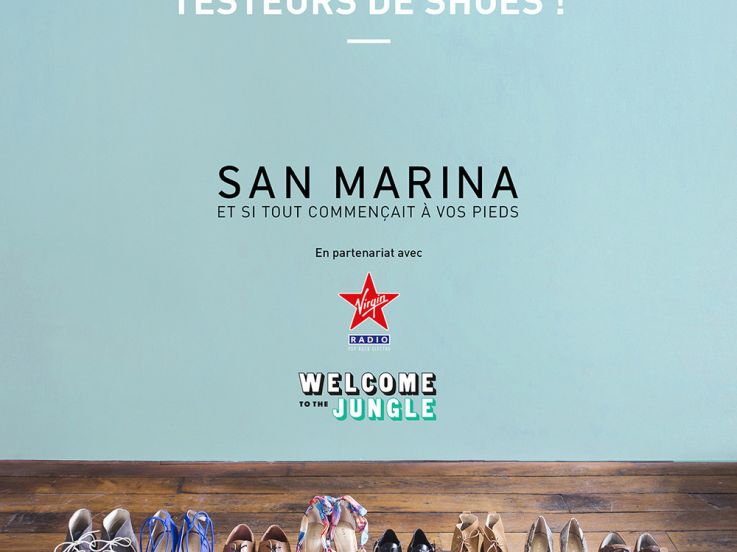 Devenez testeuse de souliers pour San Marina 