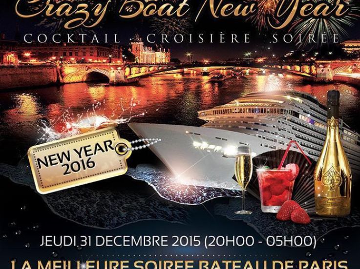 CRAZY BOAT CROISIERE VIP NEW YEAR 2016