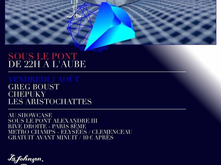 Soirée, Paris, Sous le Pont, Pont Alexande 3, Johnson.